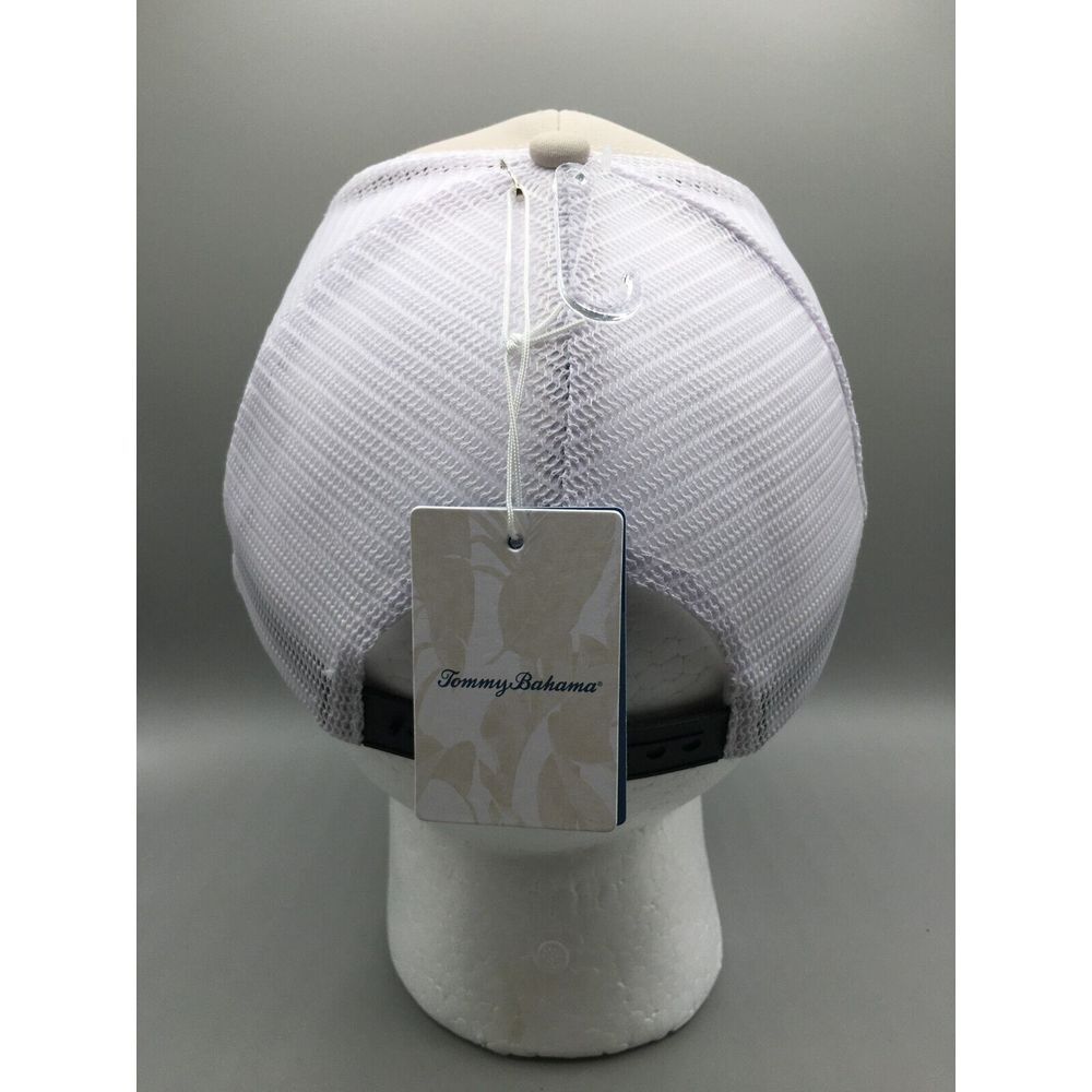 NWT TOMMY BAHAMA "Tip Your Cap" Marlin Logo Trucker Hat - Picture 5 of 11